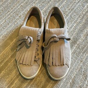 Michael kors  suede fringe sneakers 7
